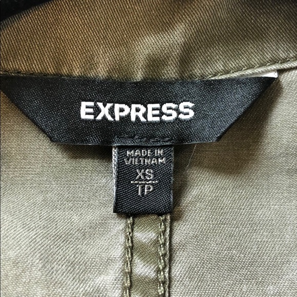 Express Green Utility Jumpsuit Size XS - Picture 5 of 6